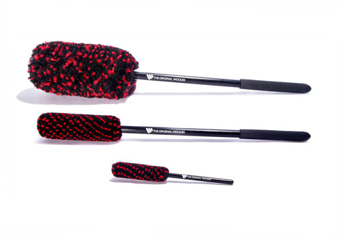 Wheel Woolies® Detail Brushes 3 piece kit 18Large with black anti slip grip 18 Medium with black anti slip grip 8 Small (no grip). | WWRK3BG1 Wheel Woolies® Detail Brushes 3 piece kit 18Large with black anti slip grip 18 Medium with black anti slip grip 8 Small (no grip). | WWRK3BG1