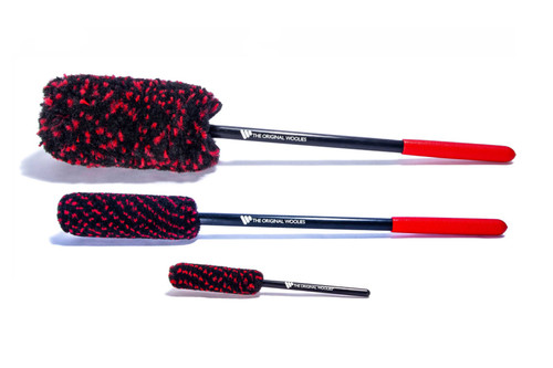 Wheel Woolies® Detail Brushes 3 piece kit 18Large with red anti slip grip 18 Medium with red anti slip grip 8 Small (no grip). | WWRK3BG2 Wheel Woolies® Detail Brushes 3 piece kit 18Large with red anti slip grip 18 Medium with red anti slip grip 8 Small (no grip). | WWRK3BG2