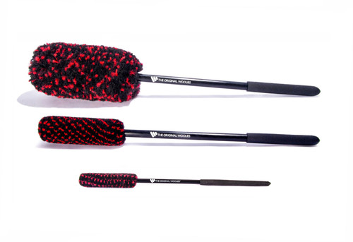 Wheel Woolies® Detail Brushes 3 piece kit 18Large 18 Medium 12 Small. All Brushes have a Black Anti-slip grip. | WWRK3EG1 Wheel Woolies® Detail Brushes 3 piece kit 18Large 18 Medium 12 Small. All Brushes have a Black Anti-slip grip. | WWRK3EG1