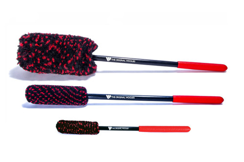 Wheel Woolies® Detail Brushes 3 piece kit 18Large 18 Medium 12 Small. All Brushes have a Red Anti-slip grip. | WWRK3EG21 Wheel Woolies® Detail Brushes 3 piece kit 18Large 18 Medium 12 Small. All Brushes have a Red Anti-slip grip. | WWRK3EG21