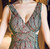 Sequin Embellished Dress With High Split