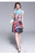 Sleeveless Retro Character Print Dress