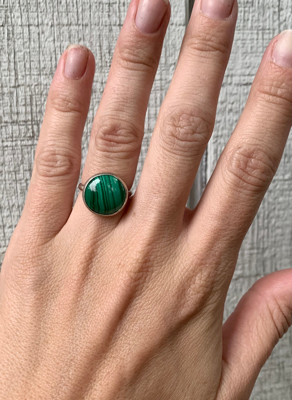 Silver Green Stone Ring, Dark Green Oval Aventurine Big Stone Ring, Gemstone  Ring, Natural Stone Ring, Gift for Her, Handmade Birthday Gift - Etsy