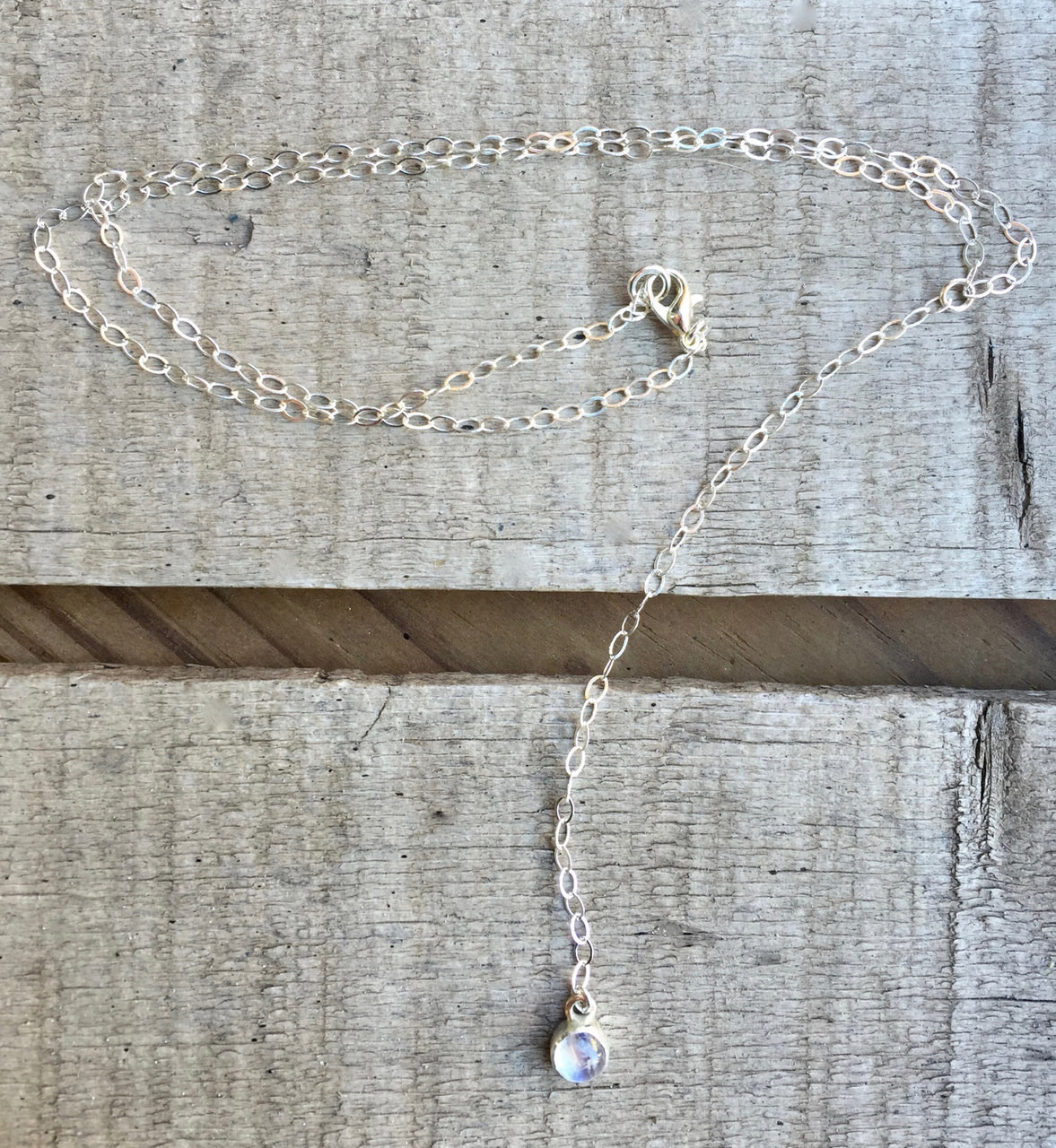 Minimalist Thin Chain Necklace - Silver – firstorganicbaby