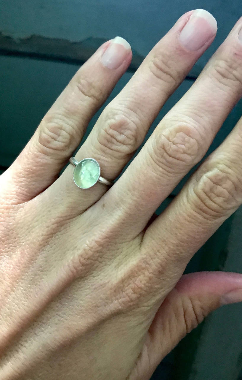 Pandora green solitaire ring best sale