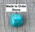 Elegant Cushion Cut Turquoise Serrated Setting Sterling Silver Ring
