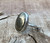 Edgy Oval Pyrite Sterling Silver Statement Ring 