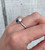 Elegant 10mm Dendrite Opal Agate Sterling Silver Solitaire Ring 