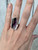  Super Seven Hexagon Gemstone Sterling Silver Ring | Melody Gemstone Ring 