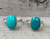 Made to Order Solitaire Oval Turquoise Sterling Silver Ring 