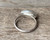 Horizontal Astrological Marquise Aqua Chalcedony Sterling Silver Ring
