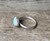 Horizontal Astrological Marquise Aqua Chalcedony Sterling Silver Ring