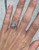 Elegant Oval Blue Faceted Raw Sapphire Sterling Silver Solitaire Ring 