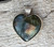 Romantic Heart Shaped Labradorite Sterling Silver Necklace 