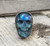 Spooky Labradorite Hand Carved Skull Sterling Silver Statement Ring