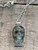 Spooky Labradorite Hand Carved Skull Sterling Silver Pendant Necklace