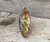 Super Flashy Golden Blue Green Flashy  Evil Eye Labradorite Ring Size 8.5-9