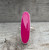 Hot Pink Long Oval Chalcedony Sterling Silver Ring