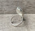 Luminescent Marquise White Moonstone Sterling Silver Ring