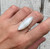 Luminescent Marquise White Moonstone Sterling Silver Ring