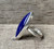 Elegant Marquise Regal Blue Lapis Lazuli Sterling Silver Ring