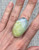 One of a Kind Color Infused Quartz Sterling Silver Statement Ring
