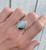 Luminescent Vertical White or Black Mother of Pearl Oval Sterling Silver Ring 