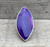 One of a Kind Marquise Purple Pink Agate Sterling Silver Ring