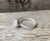 8mm Elegant Luminescent White Moonstone Solitaire Gemstone Sterling Silver Ring