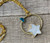 Witchy Star and Moon Druzy Gold Necklace