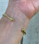 Moonstone or Combo Gemstone Gold Plated Cuff Bracelet