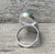 Long Oval Green Aventurine Sterling Silver Statement Ring