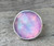 Large Round Faceted Multi Colored Aurora Opal Doublet Sterling Silver Ring Size 7.5-8