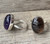 Amethyst or Smokey Quartz Hand Carved Scarab Sterling Silver Ring