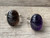 Amethyst or Smokey Quartz Hand Carved Scarab Sterling Silver Ring