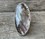 Large Oval Purple Flashy Labradorite Sterling Silver Ring Size 8.5