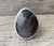 Edgy Large Free Form Faceted Black Raw Sapphire Sterling Silver Ring