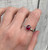 Made to Order Dainty Solitaire Faceted Red Garnet Sterling Silver Birthstone Ring