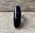 Long Cushion Cut Black Onyx Sterling Silver Ring