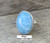 Elegant Oval Light Blue Aquamarine Sterling Silver Birthstone Ring