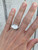 Luminescent White or Black Mother of Pearl Oval Sterling Silver Ring