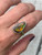 Free Form Multi Colored Ammolite Sterling Silver Ring 