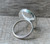 Large Oval Spiny Oyster Turquoise Sterling Silver Ring Size 7.75-8.25