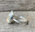 Teardrop Faceted Monarch Sterling Opal Quartz Doublet Sterling Silver Ring