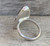 Egg Shaped Wild Horse Jasper Sterling Silver Ring Size 8-8.5 