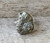 Raw Geode Druzy Golden Pyrite Sterling Silver Statement Ring Size 9.75-10.25