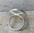 Large Oval Brown Blue Tiger Eye Sterling Silver Ring Size 7.5-8