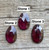Made to Order Solitaire Faceted Red Garnet Sterling Silver Birthstone Ring