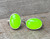 Made to Order Large Oval Neon Green Jadeite Sterling Silver Ring Made to Order Large Oval Neon Green Jadeite Sterling Silver Ring