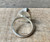 Rare Navy Blue Pink Orange Green Aurora Opal Doublet Sterling Silver Ring Size 7-7.5
